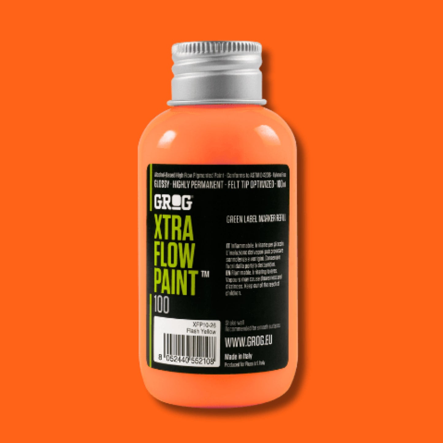 GROG XTRA FLOW PAINT 100 mm - Clockwork Orange