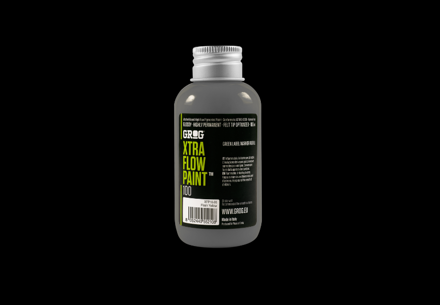 GROG XTRA FLOW PAINT - DEATH BLACK