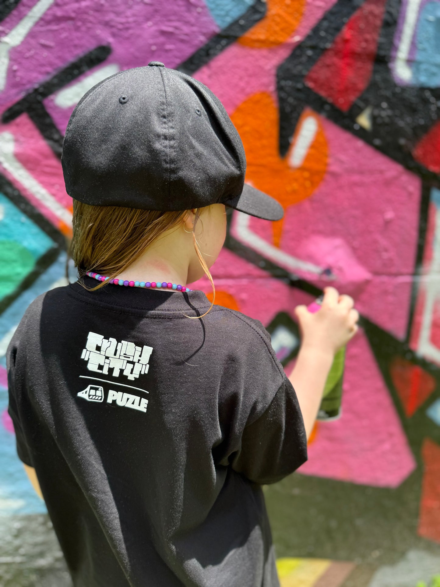 CrushCity + Puzle ‘EMU Farewell’ Collab Tshirt. Limited Edition of 150. Celebrating 15 years of CrushCity - Black