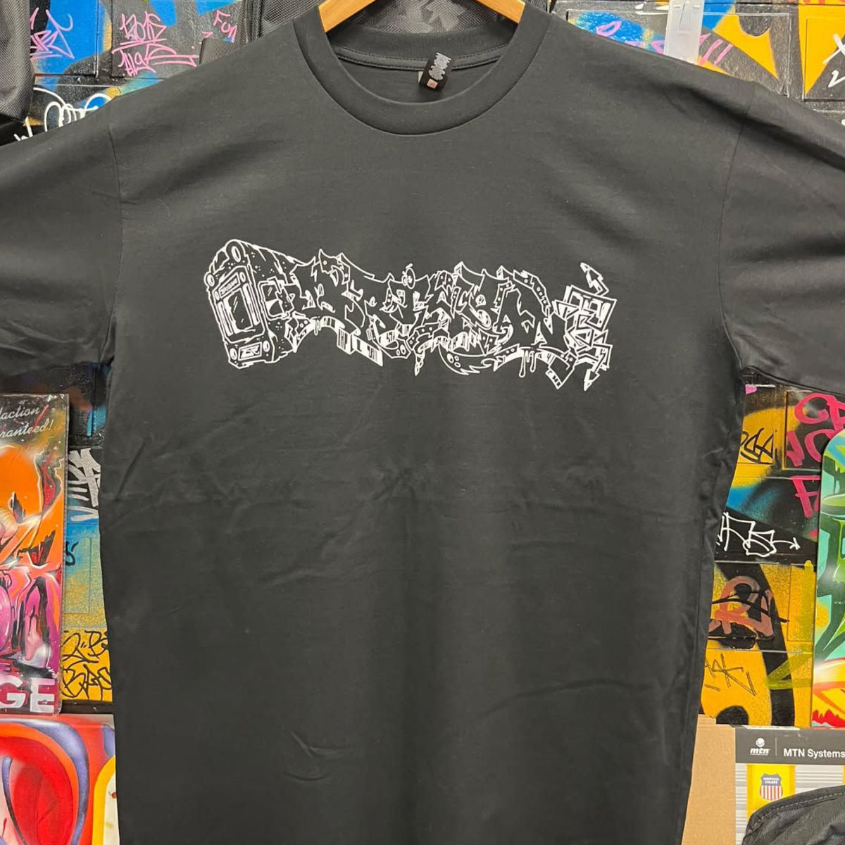 Brisbane Front Print T-Shirt- Black