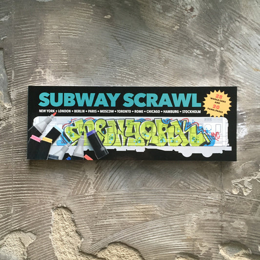 Subway Scrawl Colouring Book