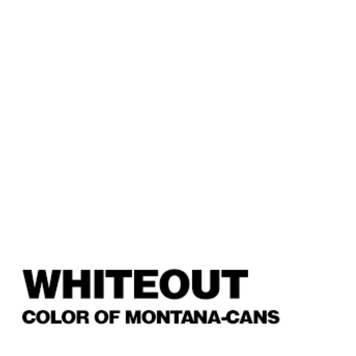 Blk-9150. Montana Black NC Formula - Whiteout