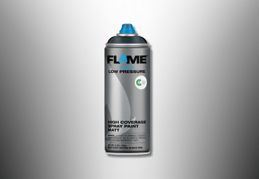FB-3004. Flame Blue - Transparent Black