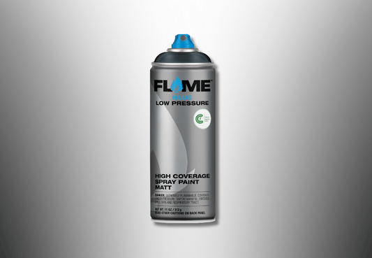 FB-3004. Flame Blue - Transparent Black