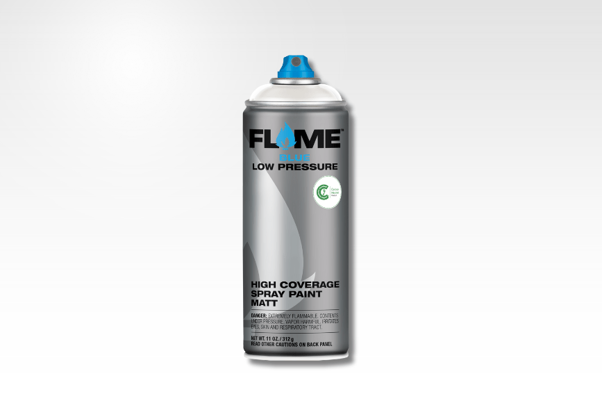 FB-3000. Flame Blue - Transparent White