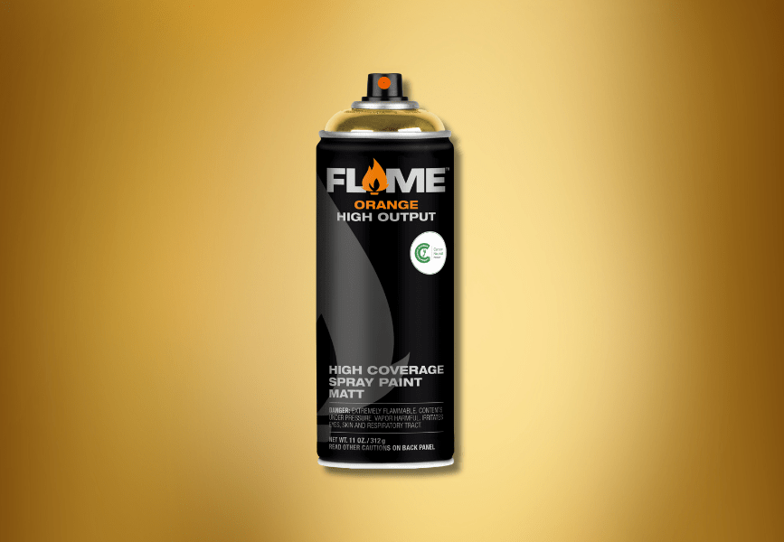FO-906. Flame Orange - Gold