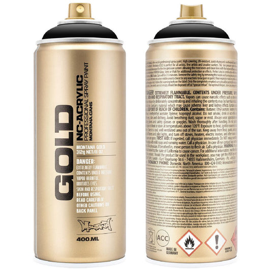 G-S9000. Montana Gold NC Acrylic - Shock Black