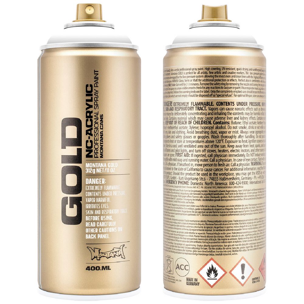 G-S9100. Montana Gold NC Acrylic - Shock White