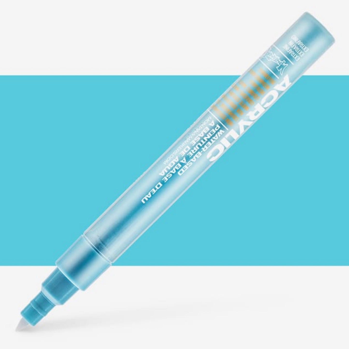 Montana Acrylic Marker 0.7mm Fine - Shock Blue Light