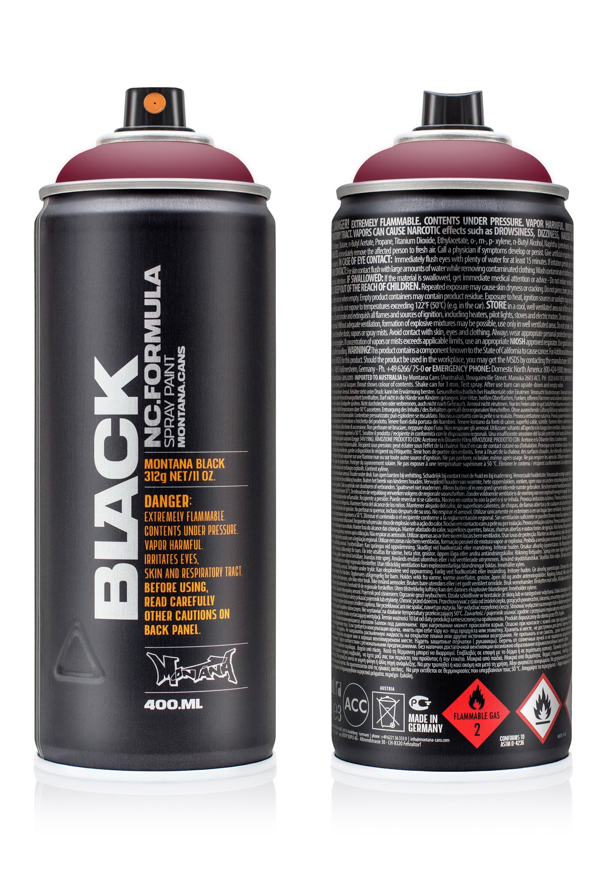 Blk-3062. Montana Black NC Formula - Cardinal