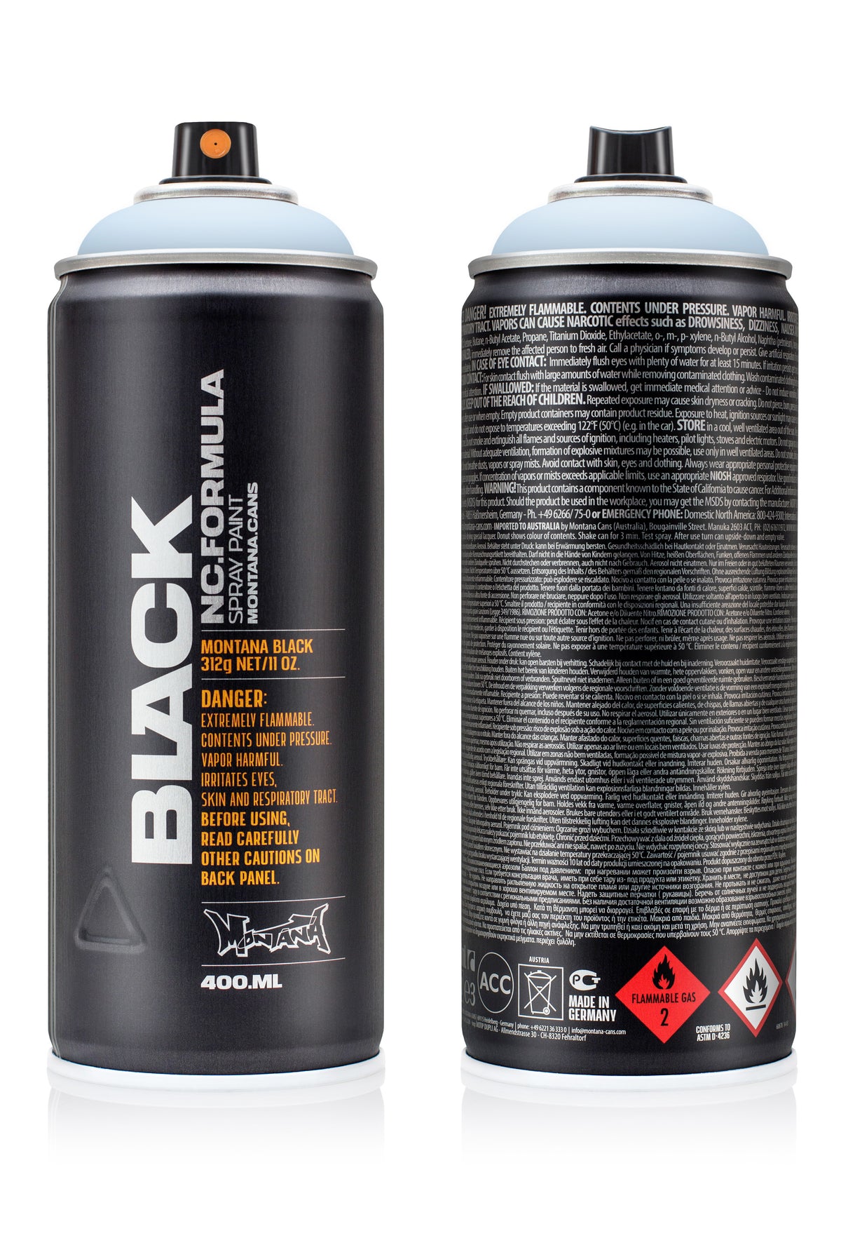 Blk-5200. Montana Black NC Formula - Ice Blue