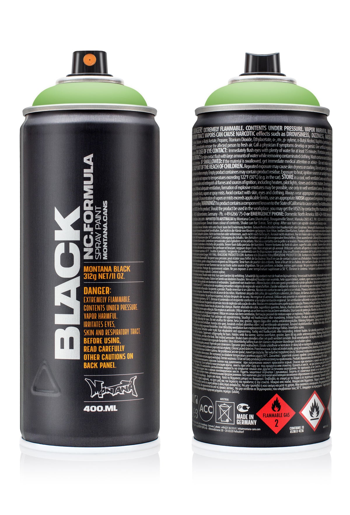 Blk IN-6000. Montana Black NC Formula - Infra Green