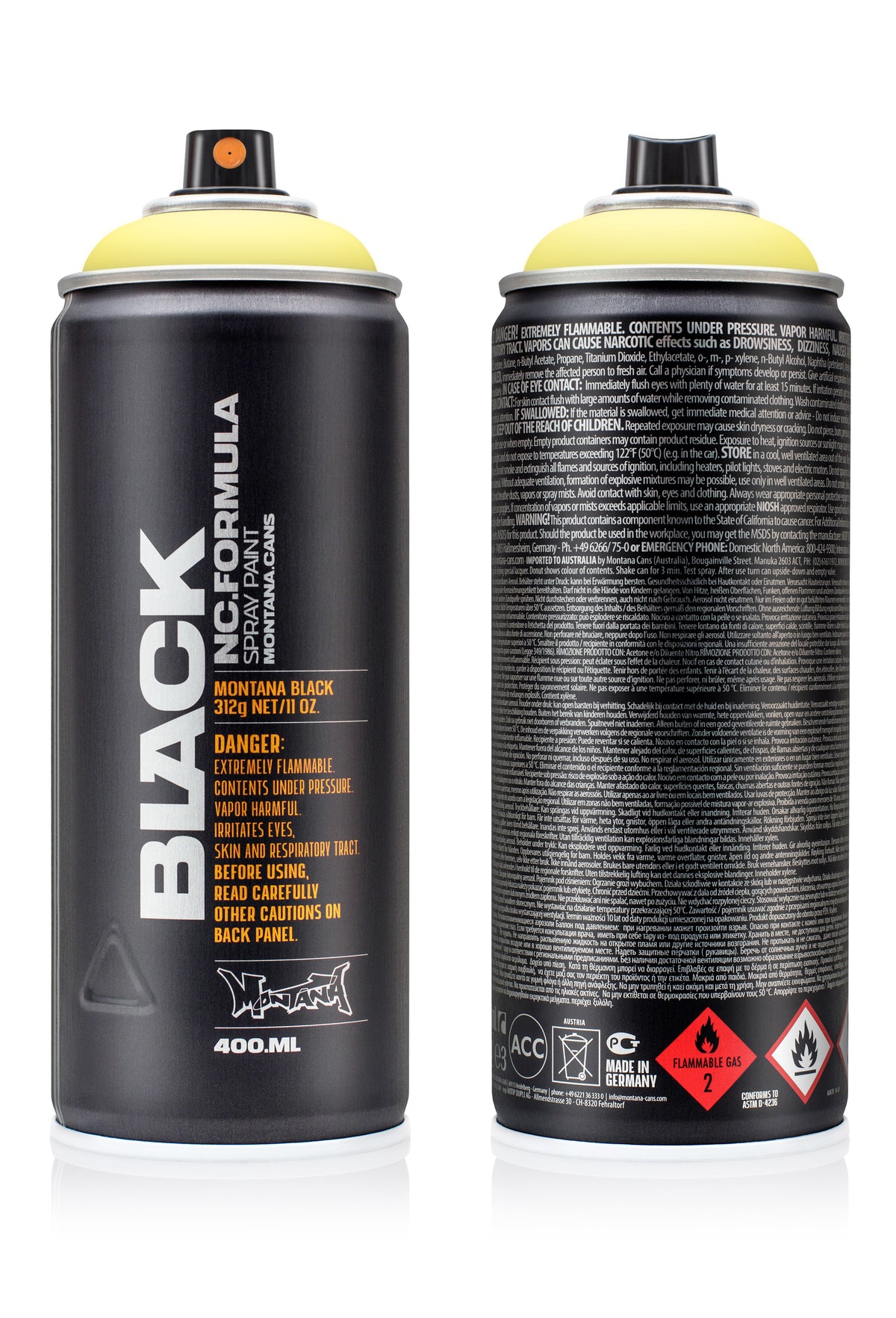 Blk TR-1010. Montana Black NC Formula - 50% True Yellow