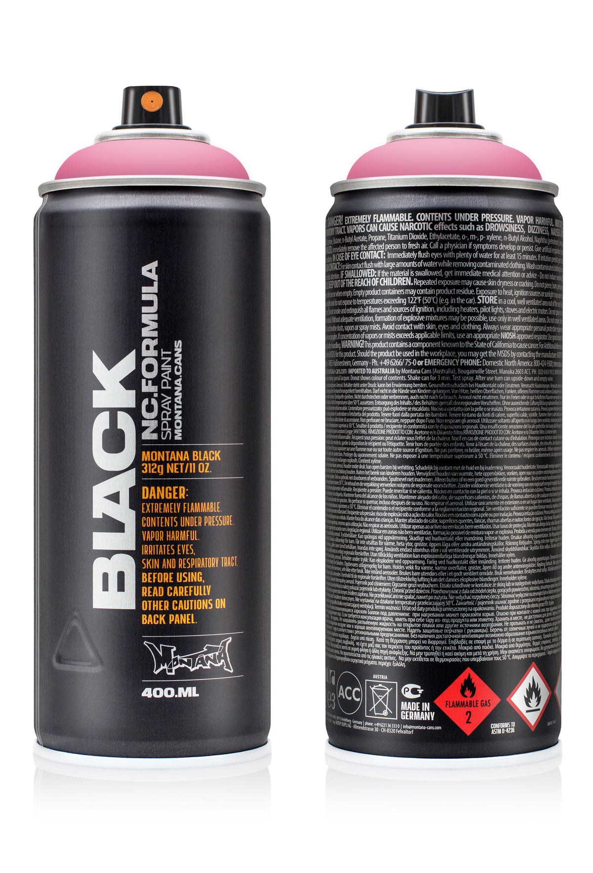 Blk TR-4010. Montana Black NC Formula - 50% True Magenta